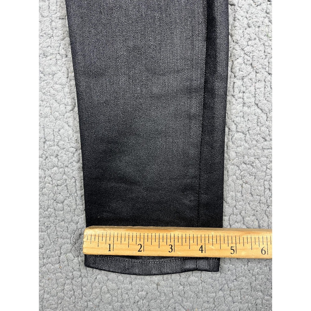 Rag & Bone Jeans Womens 27 Shiny Black High Rise Skinny Denim Stretch Coated - Picture 15 of 16